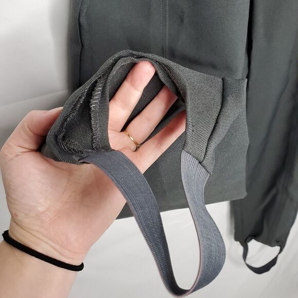 NEW ROAMAN'S Bend Over gray stretch stirrup pants 26W - Picture 6 of 11